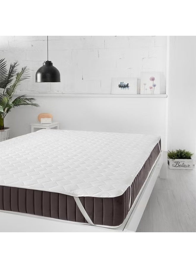 Mislina Quilted Eco Single Bed Protector Pad 90X190 - Image 3